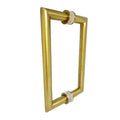 Condibe Gold Brush Stainless Steel Glass Door Pull Handle