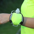 Portable Mini Cooling on Wrist Sport Water Bottle With Silicone Strap Creative Fluorescent Color for Sports Outdoor Running