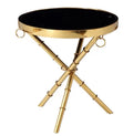Factory Direct Wholesale Home Furniture Livingroom Small Side Table Round Metal Top End Table