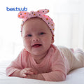 BestSub Wholesale Custom 5.5*65cm Sublimation Blank Polyester Print Flower Baby Headband Bow