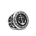 SS8-388R Steel Soldier Anchor Ring Men Stainless Steel Ring Popular Personality Smart Polish Jewelry for Europe