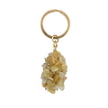 2026 Popular sell Reliable Natural stone key ring_ Citrine Stone energy Key chain_ Citrine grape Shaped Pendant Folk Crafts