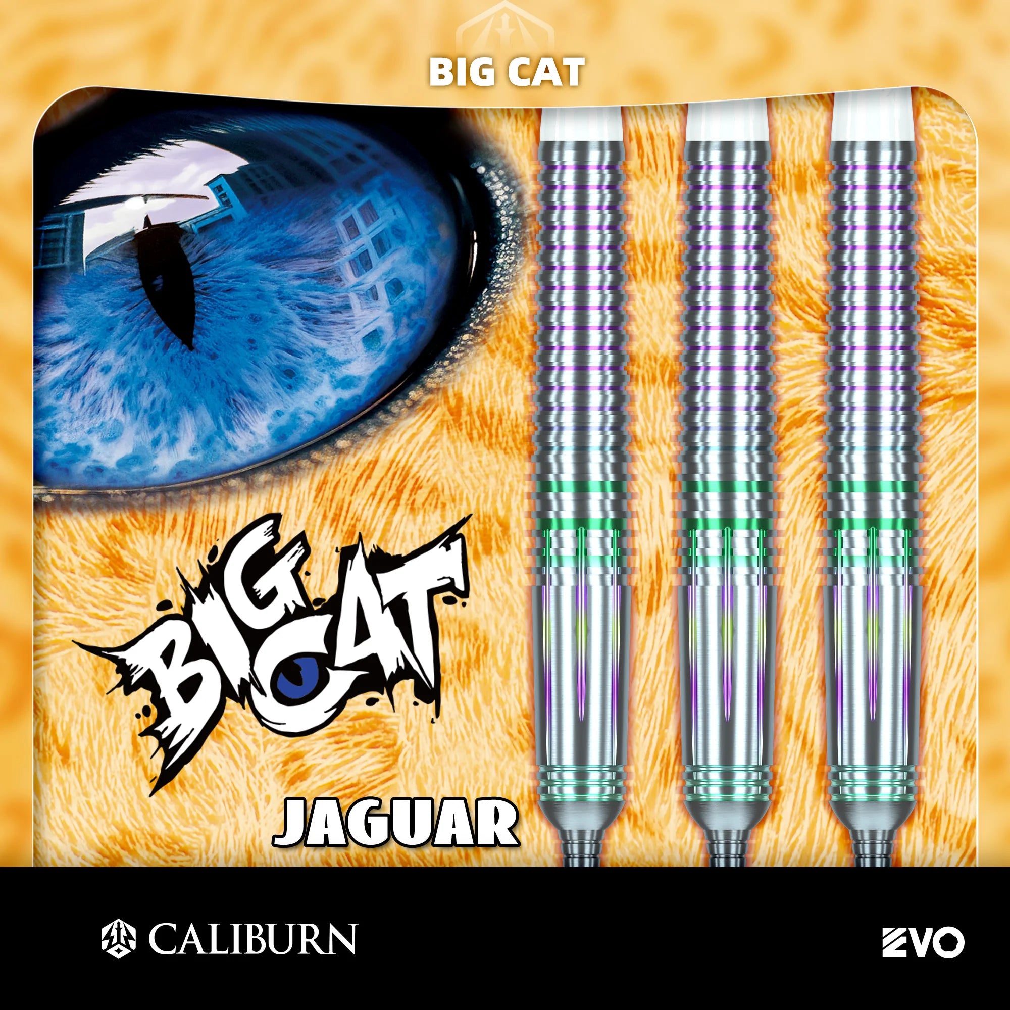 Caliburn Jaguar Series 20g/24g Aerospace-Grade Tungsten Alloy Safety Darts CNC Precision Machining Low Bounce-Out Tip Universal