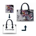 New Pu Leather Custom Metal Logo Plate for Handbags Waterproof Luggage Tote Bag Large Handbags for Women Luxury