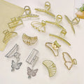 Korean Metal Alloy Hair Claw Clips Accessories for Women