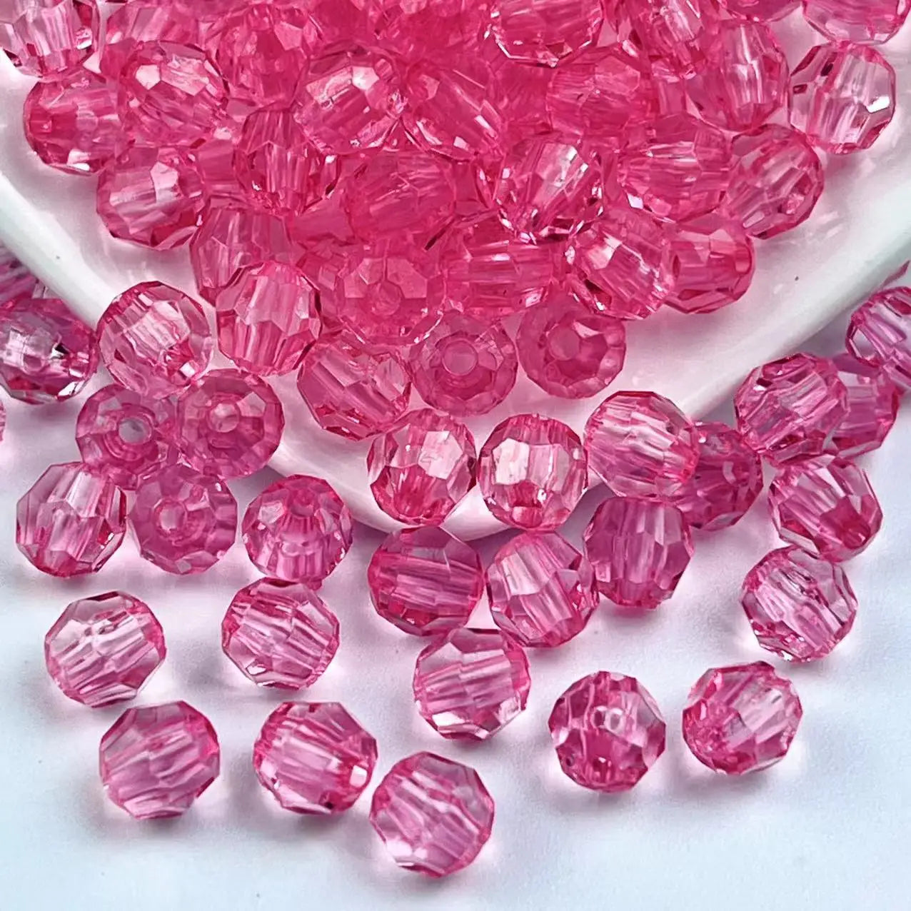 14/16/18/20mm Acrylic Beads Wholesale Loose Beads Acrylic Faceted Beads for Jewelry Making
