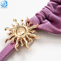 Gold Plated Sun Shape Swimwear Buckle Accessories Rustproof Hardware Bikini Connector for Women Swimsuit Beachwear Ornament