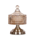 Luxury Glass Candy Jar with Lid