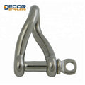 Multi-Specification Safety Machined Swaged Twist Shackles Competitive Price Hardware Stainless Steel Shackle MegaBDM