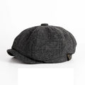 Casual Solid Berets Gatsby Cap Outdoor Newsboy Driving Hats Adjustable Octagonal Cap