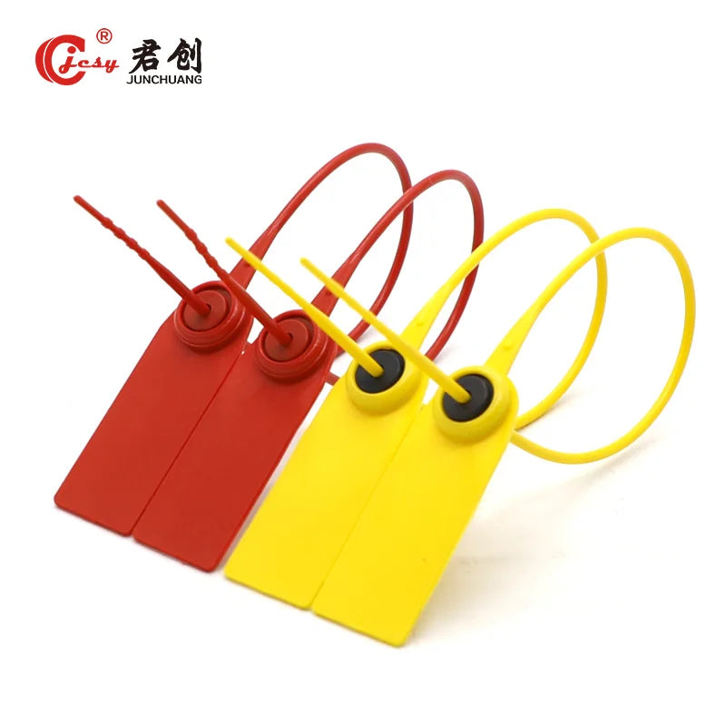 JCPS208 Plastic Numbered Security Seals Barcode Plastic Seal Plastic Safeti Seal