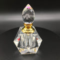 Factory Direct Sale Perfume Packaging 3 6 12 ml Clear Crystal Glass Diamond Design Empty Decorative Attar Oil Perfume Bottle
