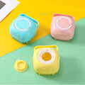 Silicone Body Bath Scrubber Brush Can Be Added Shower Gel Massager Cleaner for Shower with Suction Cup