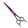 Dog Grooming Scissors Purple Dragon 8" Japan Stainless Steel Down Curved Scissors Z3005 Pet Hairdressing Scissors