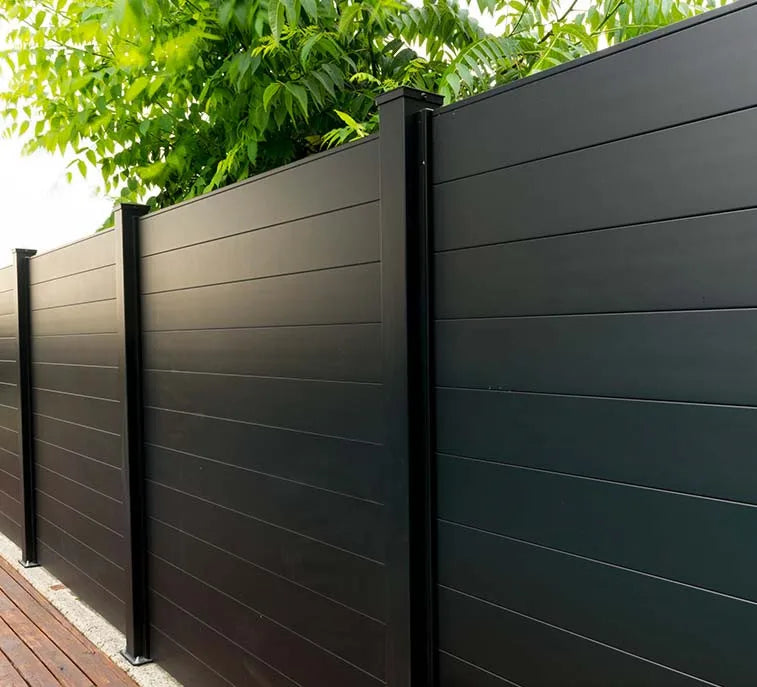 High Quality WPC Fence China Factory Composite Garden Fence Price Aluminum WPC Decorative Fence