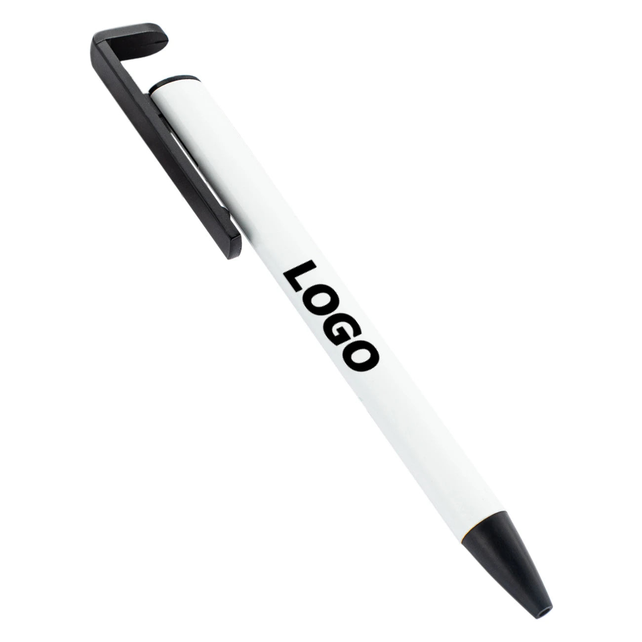 Customizable Sublimation Metal Aluminum Rod Pen with Phone Stand - Creative & Unique Ballpoint Pens for Promotional Gifts