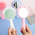 YUE Wholesale Custom Small Hand Held Mirror Cat Claw Portable Hand Held Makeup Mirror Cute Handheld Makeup Mirror