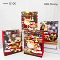 Customizable Colors Eco-Friendly Ivory Board Printed Paper Bags for Cosmetic & Shoe Packaging Christmas Craft Gift Bags