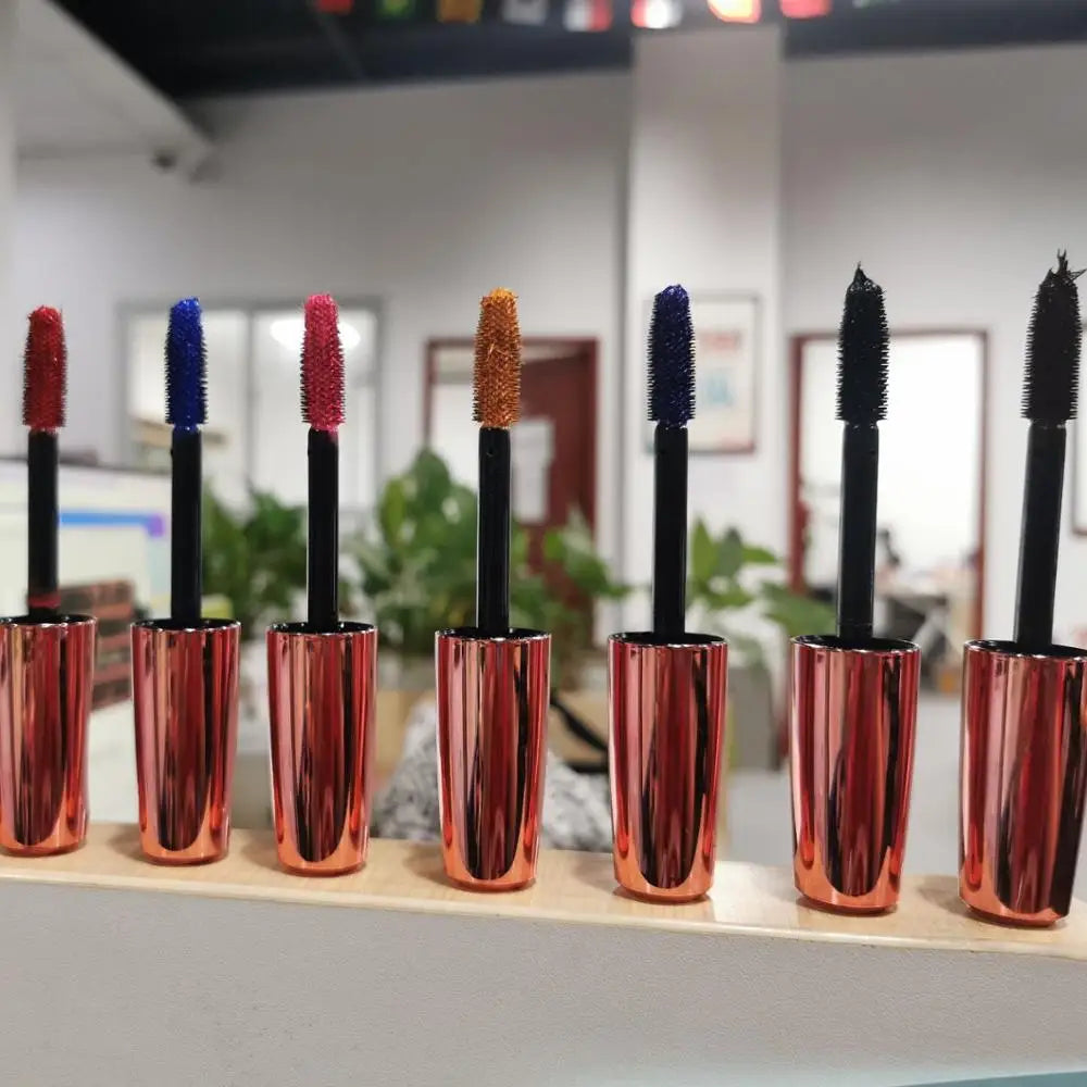 Private Label 4D Fiber Colorful Voluminous Vegan Color Mascara