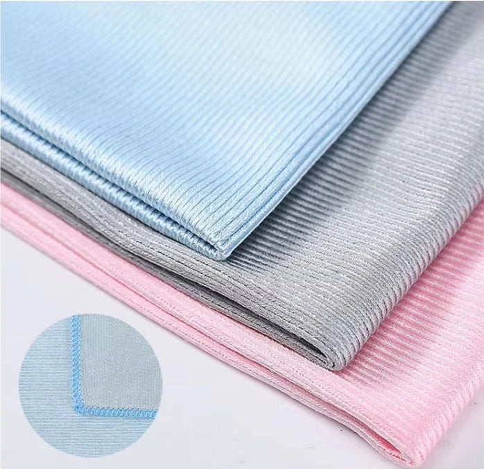 Microfiber Kitchen Cleaning Cloths Machine Washable Tea Towels for Glass Cleaning Wholesale Linen Tea Towels