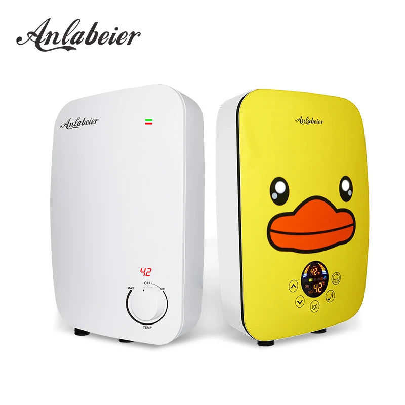 5500w 220v 240v Knob Control 5s Fast Heating Bathroom Hot Water Instant Hot Shower Tankless Electric Water Heater
