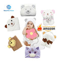 Bulk Buy China ultra Soft Quality Custom Baby Animal Design Kids Bath Blanket Organic 100% Bamboo Baby Hooded Towel