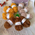 Wholesale Fancy Chunky Crochet 100% Polyester Soft Fur Yarn for Knitting