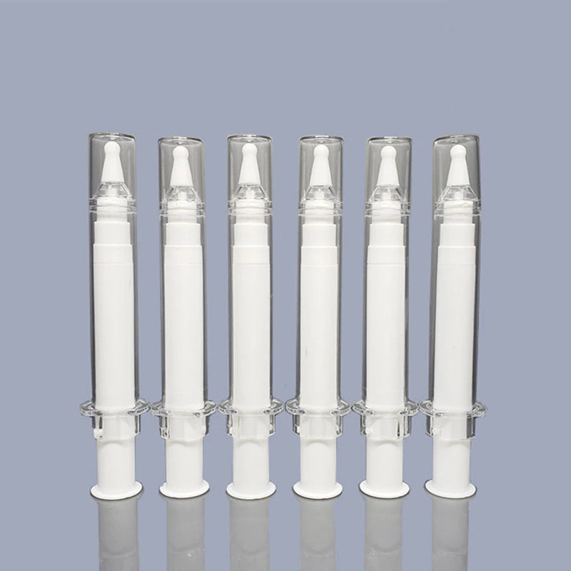 10ml 20ml White Empty Plastic Airless Press Bottle for Ultrasound Scalpel Use Eye Cream Use