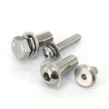China Wholesales 2-56 8-32 6-32 Stainless Steel Hex Bolt Fastener Zinc Plated Hex Bolts and Nuts Hexagonal Center Bolt