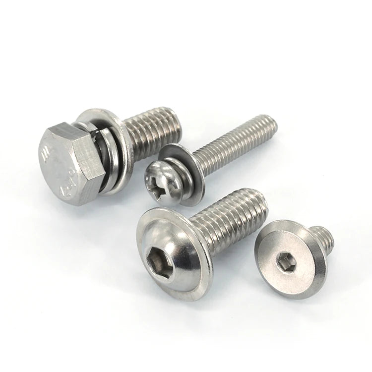China Wholesales 2-56 8-32 6-32 Stainless Steel Hex Bolt Fastener Zinc Plated Hex Bolts and Nuts Hexagonal Center Bolt