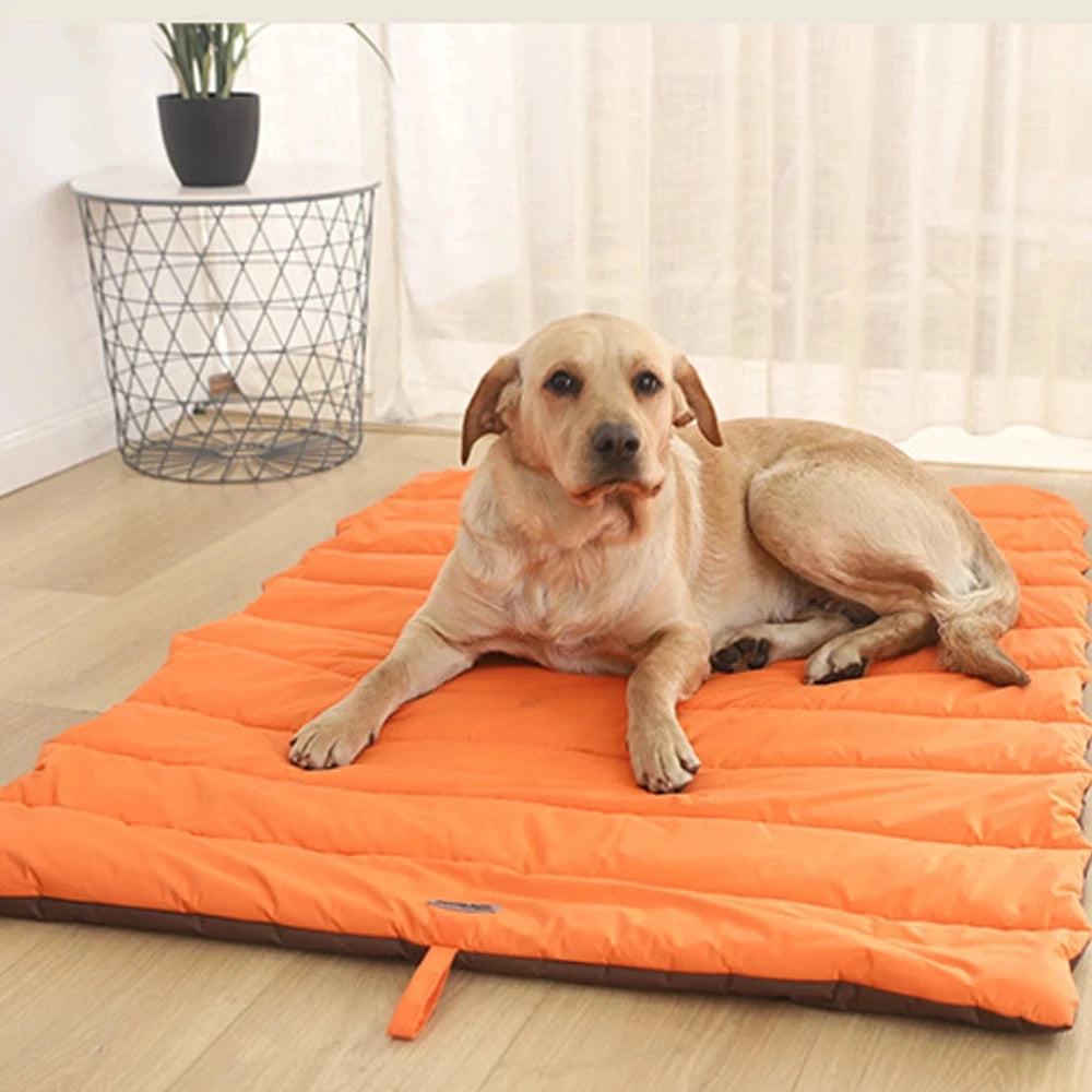 Outdoor Portable Waterproof Foldable Pet Dog Mat Bed Blanket Breathable Dog Mat Cushion for Large Medium Small Dogs