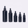 ultra Violet Glass Bottle Dropper 100 ml 50 ml Black Glass Bottle 30 ml 15 ml 10 ml Essential Oil Bottles