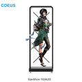 COEUS Customizable 1024LED 1x3 Splicing 3D Holographic Advertising Fan with 65cm LED & 3D Hologram Projector Display