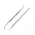 Professional High Quality Double-Ended Stainless Steel Nail Cleaning Tool Dead Skin Pusher Cuticle Remover for Fingers
