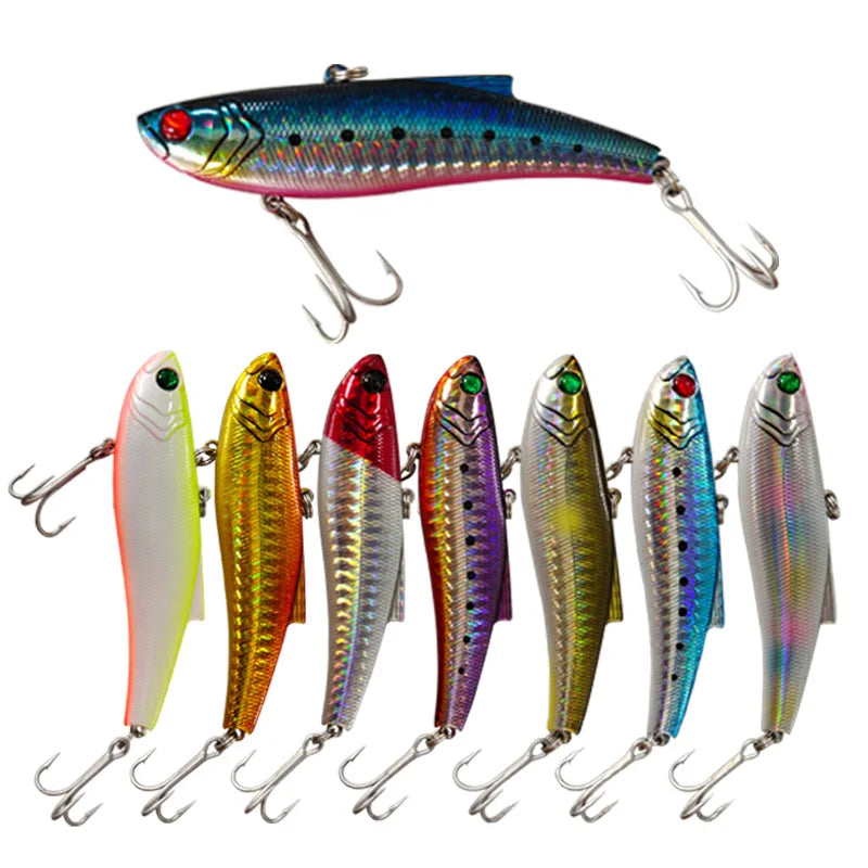 LUTAC Vib/90mm/28g All-swimming Pool Hard Plastic 3D Fish Eye Fishing Bait Hard Bait