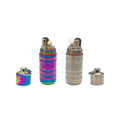 Camping and Hiking EDC Survival Tools Portable Lighter Titanium Alloy CNC Machined Super-Hard