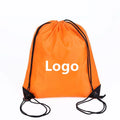Custom Logo Bags 210 D Polyester Draw String Sack Pack With Logo Designer Drawstring Bags Custom String Backpack for Sport