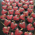 2pc Heart-Shaped Lip Lipstick Case with Makeup Sponge Gift Set Blender Beauty Accessories