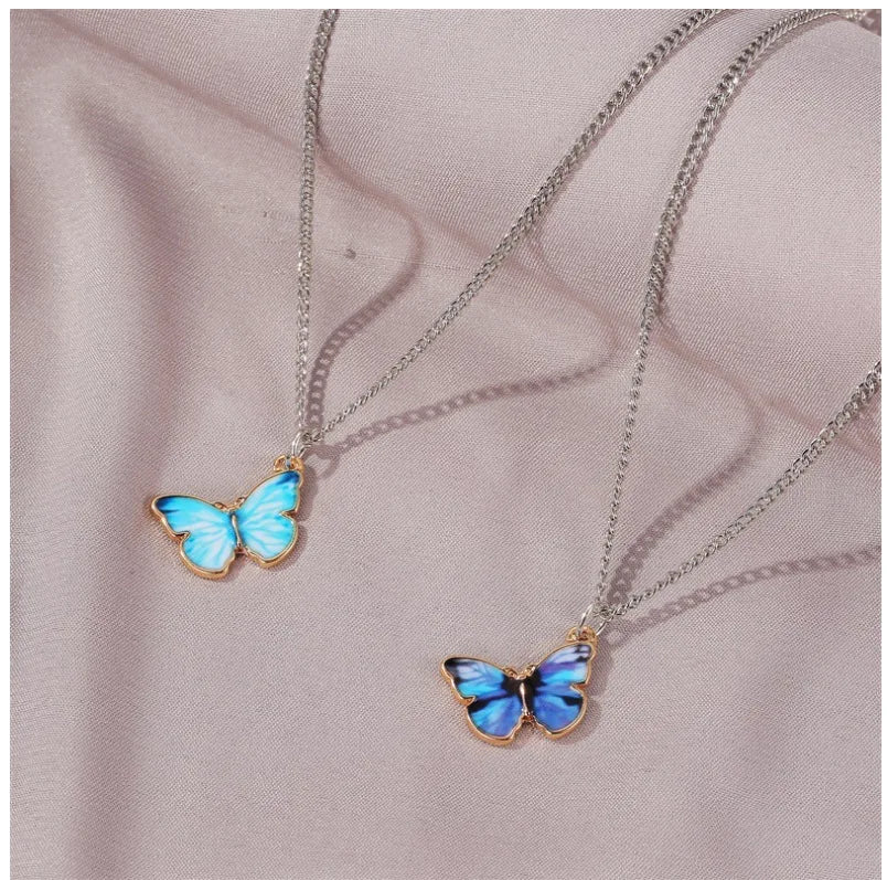 Wholesale Hot Selling Cheap Gold Plated  Non Tarnish butterfly Necklace