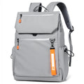 Nylon Fashion Laptop Backpack with USB Reflective Tape Waterproof Anti-Theft Daily Life Outdoor Travel Hiding School Bag