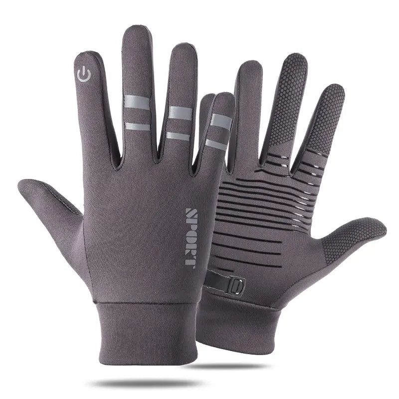 Wholesale Winter Warm Touch Screen Cycling Motorcycle Outdoor Other Sports Gloves in Black Racing Gloves