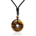 2025 stones and crystals China Wholesale Price natural Tiger-eye Pendant Jewelry Pendant For Round Shape Folk Crafts