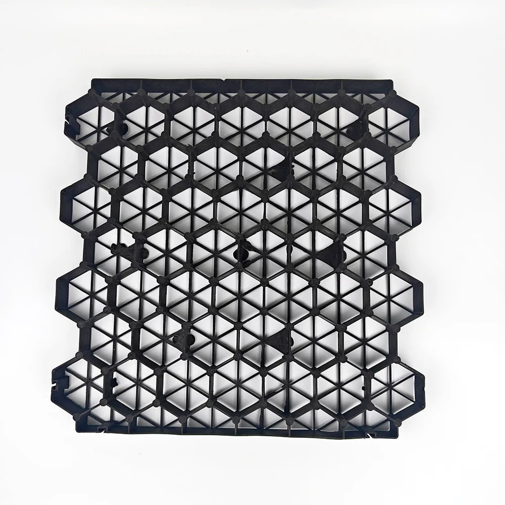 Wholesale 8Pcs Polymer Building Materials Hdpe Plastic Heavy Duty Grass Paver Grass Planting Grid for Car Parking