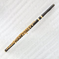 High Grade Chinese Flute Gold Plated Ebony Instrument with Open Hole Design for Music Performance