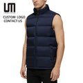 OEM ODM Custom Logo Winter Men's Oversized Jackets Thickened Stand Collar Plus Size Waistcoat Casual Style Wholesale