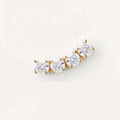 LOZRUNVE Elegant Diamond Designer Earring Studs Gold Jewelry Custom