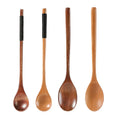 Small Wooden Honey Mixing Spoon with Scoop for Party Seasoning Use