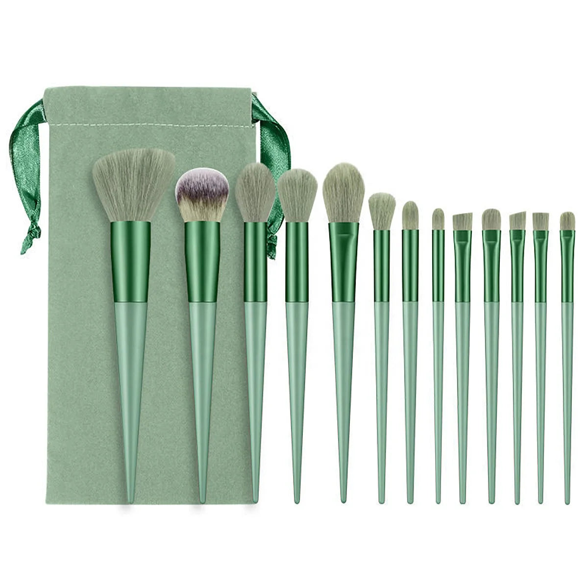 Makeup Brushes Set with Travel Bag High Quality Professional Portable Blush Eye 13pcs Trade Assurance Opp Bag Foundation Brush