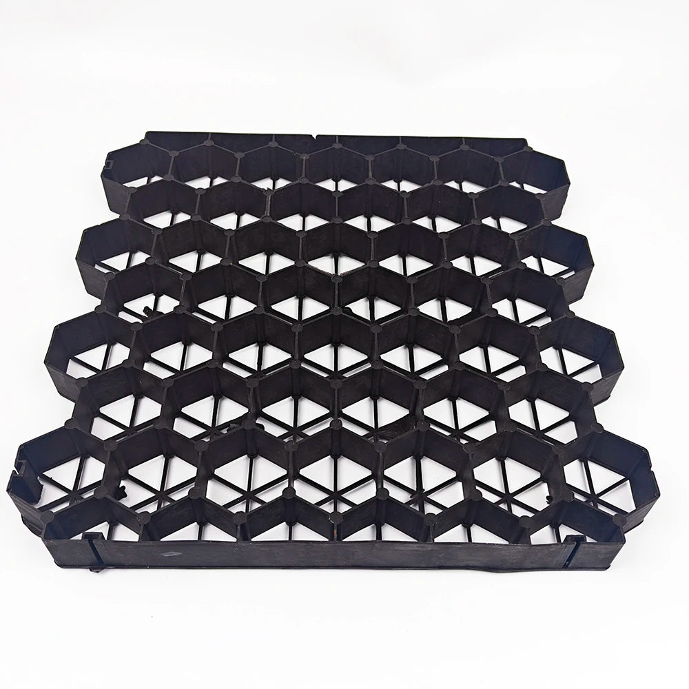Eco Friendly Spot Goods 8Pcs HDPE Plastic Pavers Grid Pe Honeycomb Grass Planting Grid Slope Greening Lawn Grid for Driveway