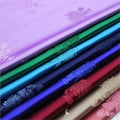 Smooth Shiny Many Colors Jacquard Brocade Fabric 75cm Satin for Overcoat Pants Dress Cheongsam